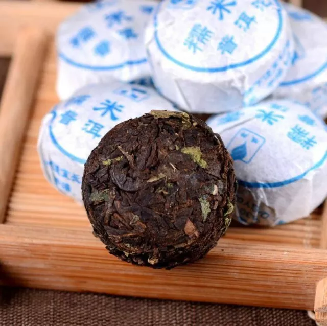 Ripe Puerh tea «Mini Tea Cakes» (50+ cups), Yunnan Pu-erh tea, Pu Erh tea Loo...