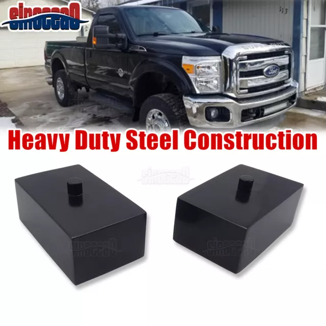 2 Inch Rear Leveling Lift Block Spacers For 1999+ Ford F250 F350 SUPER DUTY 4WD