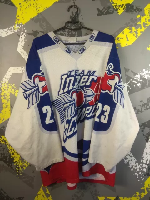 Team Inner Schweiz Jersey Hockey Shirt #23 Polyester Trikot Mens Size 2XL ig93