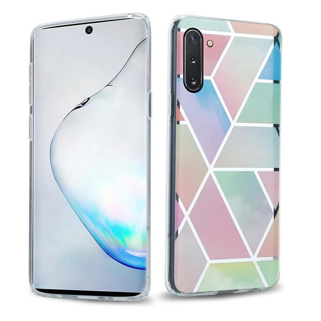 Case for Samsung Galaxy NOTE 10 Protection Phone Cover TPU Silicone Mosaic