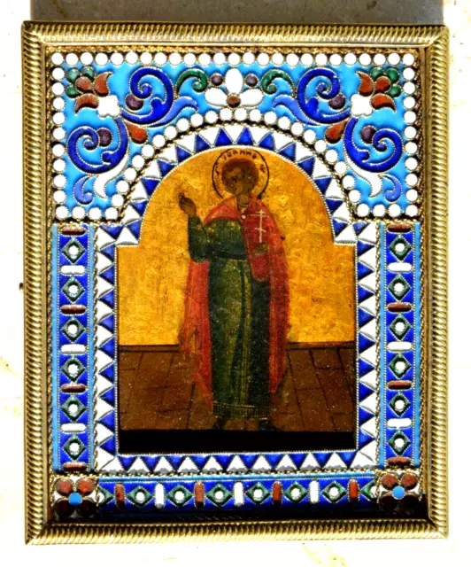 ✅19c RUSSIAN IMPERIAL ICON CHRISTIAN SELECTED SAINTS JOHN BAPTIST PAINTING CROSS