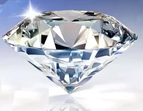 Diamant Brut Naturel Certifié 5,15 Carats D Rond VVS1 - 11,5mm - Excellent Cut