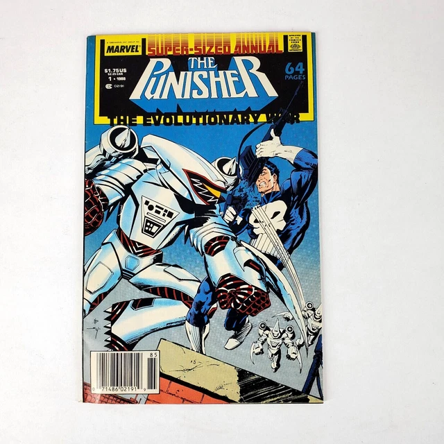Punisher Super Size Annual #1 Evolutionary War August 1988 Marvel Comic Book