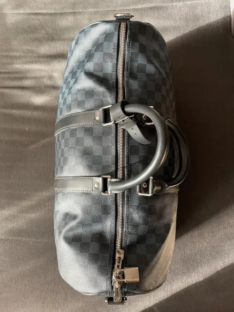 Louis Vuitton Damier Graphite Keepall Bandouliere 45 Boston Bag 2WAY N41418