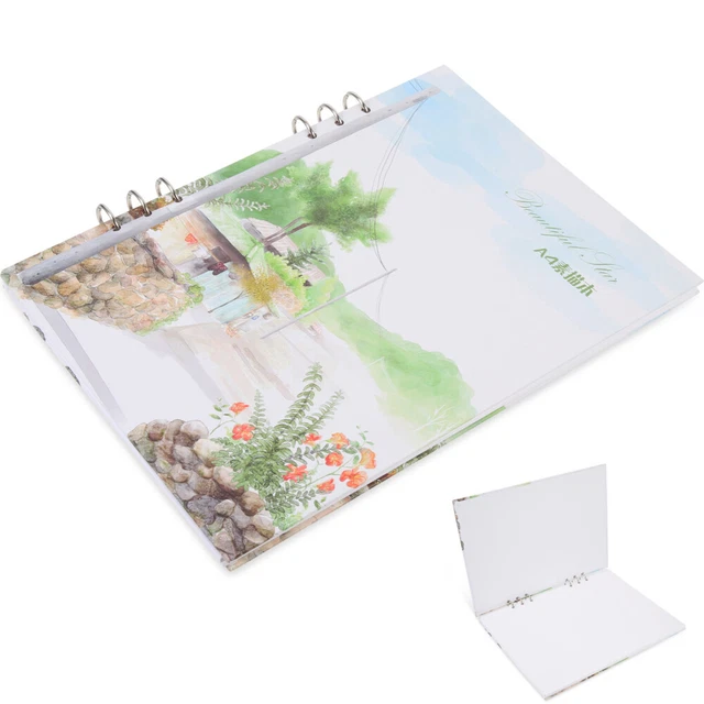 Libro de pintura extraíble para estudiantes papelería para estudiantes de arte casa de estudiantes
