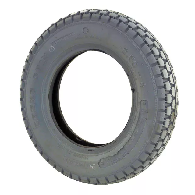 2.50-6 Grey Mobility Scooter Tyre for Perrero and Emerald  250x6