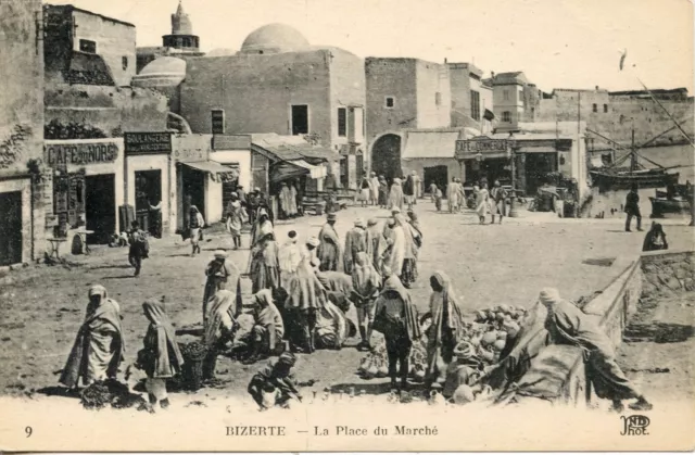 Postcard / Carte Postale Tunisie Bizerte La Place Du Marche