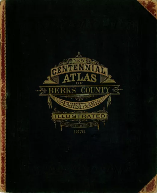 Atlas Berks County (PA,Pennsylvania,Genealogy): 1876 (DVD)