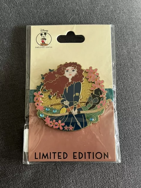 DEC Floral Wreath Princess Merida Brave Pin