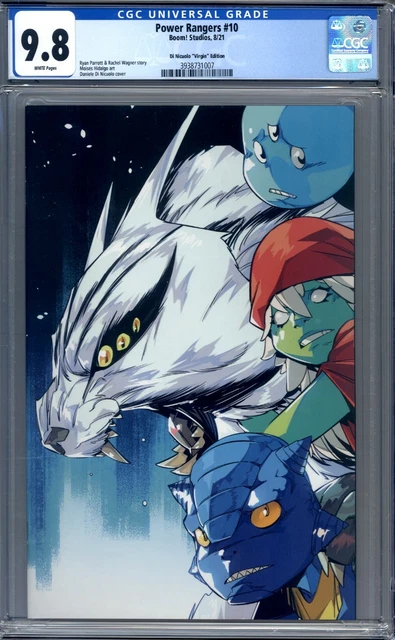 Power Rangers #10 Di Nicuolo Virgin Variant  1st Print    CGC 9.8