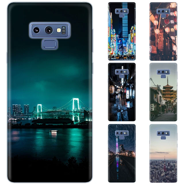 dessana Tokio Downtown Silikon Schutz Hülle Case Handy Tasche für Samsung A J