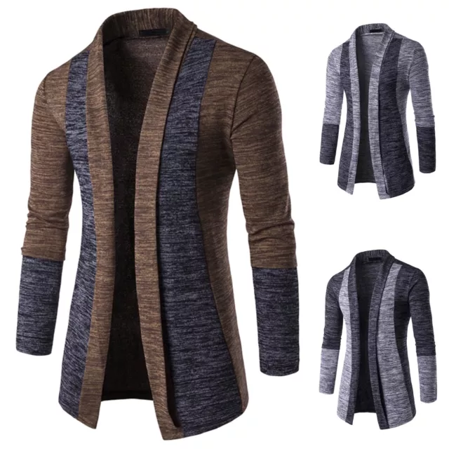 Maglia Maglione Cardigan Uomo Manica Lunga Man Open Sweater SWMAN02 P