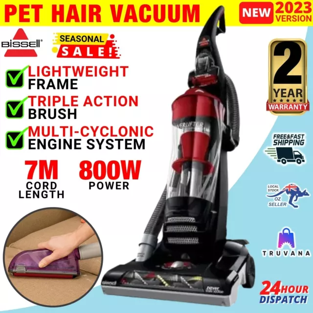 Pet Hair Vacuum Cleaner Bagless Bissel Powerlifter Upright Carpet Brush Tool NEW