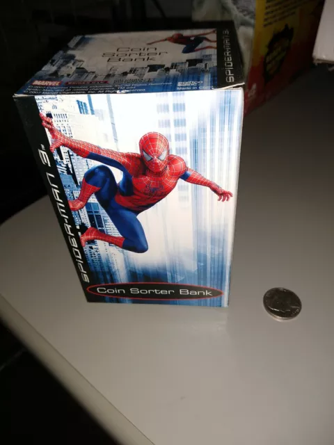 Marvel Spider Man 3 coin sorter bank 2007