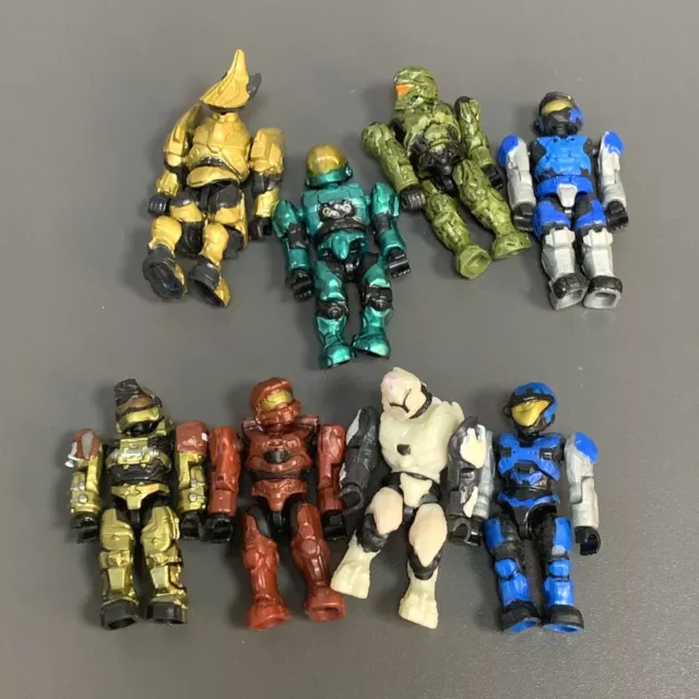 Random 10 No Repect Mega Bloks Construx Halo UNSC SPARTAN MASTER CHIEF Figures 2