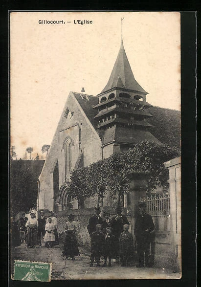 CPA Gillocourt, L´Eglise