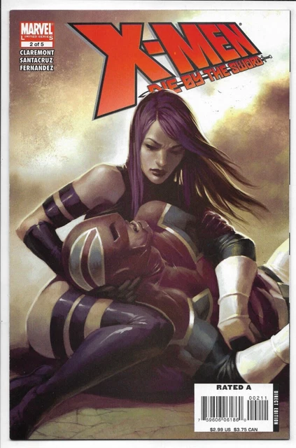 X-Men Die by the Sword #2 MARVEL Claremont Santacruz Fernandez 2007 VFN