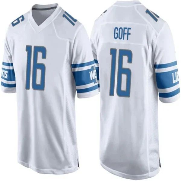 High Quality Detroit Lions NFL Replica Jersey White