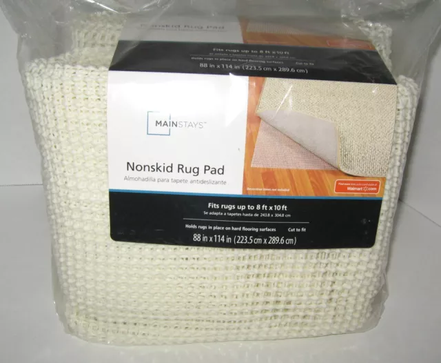 Mainstays 20 x 68 Non-Skid Non-Slip Cream Rug Pad