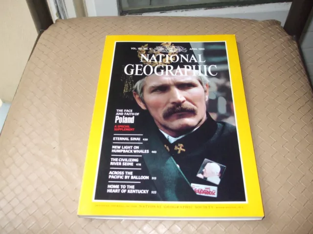 NATIONAL GEOGRAPHIC -  APRIL 1982 -  Vol 161  n° 4 (en Anglais)