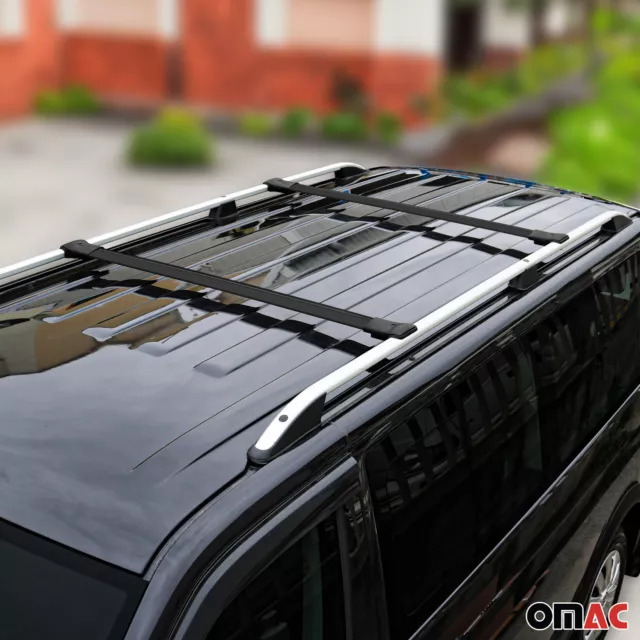 Dachträger Gepäckträger für Toyota Land Cruiser Prado 2002-2009 Alu Schwarz 2