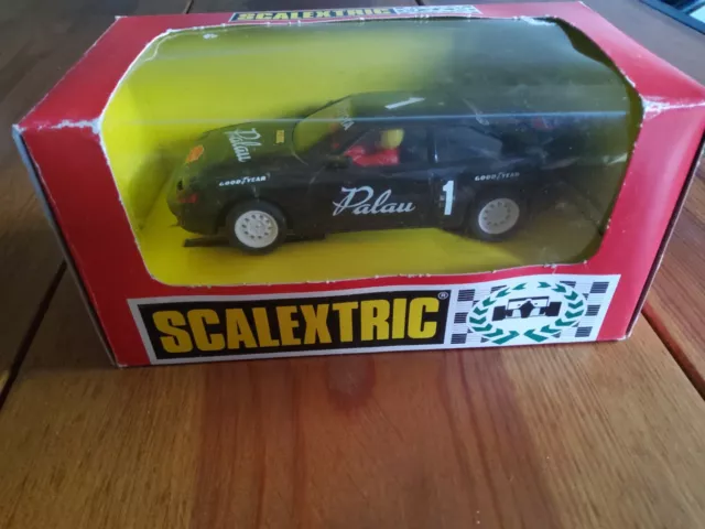 Scalextric Scx Exin, Toyota Celica Palau 8368 Black Slotcar VERY RARE