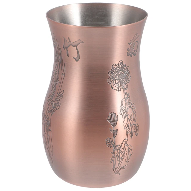 Antica brocca in metallo caraffa decanter acqua whisky vino
