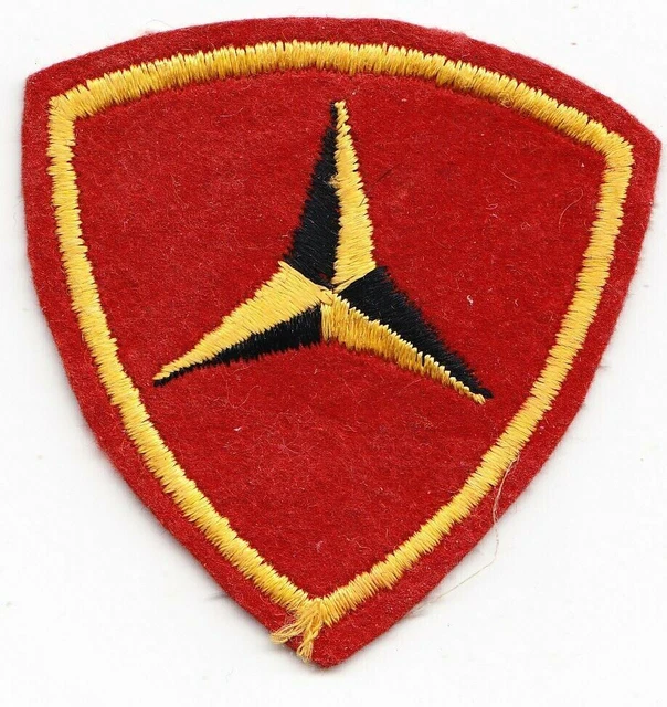3d Marine Division  felt  v-1   USMC Original WW2