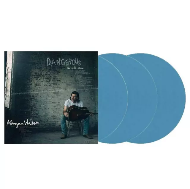 Morgan Wallen Dangerous The Double Album 3X Vinyl New!!! Limited Blue Lp!!!