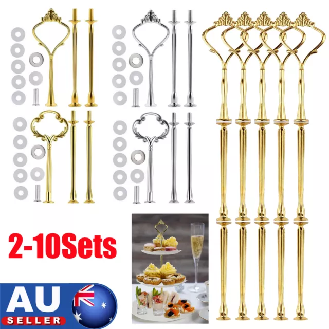 3 Tier Cake Stand Fitting Tray Hardware Holder For Party Cupcake Dessert Platter