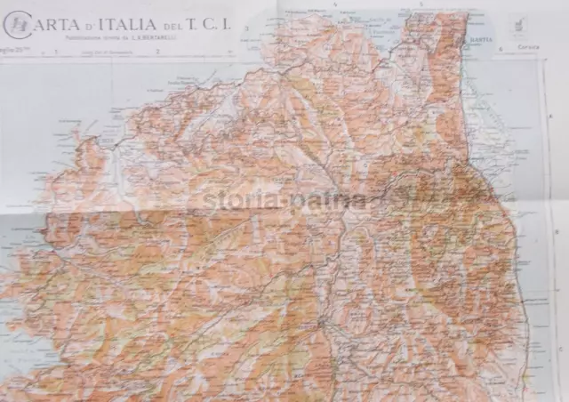 Corsica_Ajaccio_Bastia_Sartene_Olmeto_Calvi_Bastelica_Ghisoni_Antica Cartografia