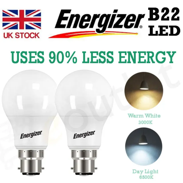 2-20er Pack LED 60W Birne B22 Bajonett GLS Lampe Glühbirnen Warmweiß/Tageslicht