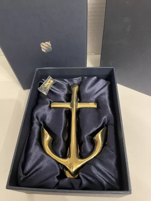 Heavy Brass DoorKnocker Anchor Nautical Maritime NEW Boxed Door Knocker Boxed