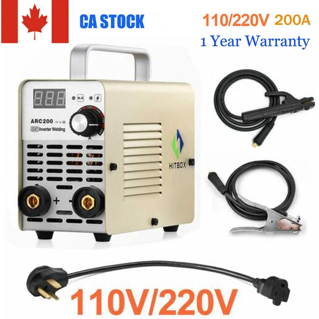200A ARC Welder Dual Volt 110/220V Inverter MMA Welding Machine ARC Stick Welder