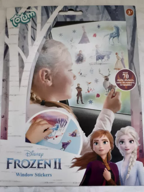 totum Frozen Eiskönigin Anna Elsa Olaf Kristoff Fenster Sticker Window Sticker