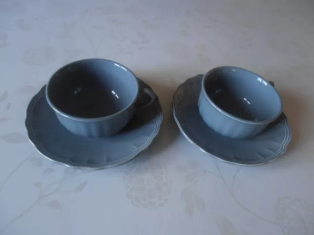 Duo Tasses Et Soucoupes Tete A Tete Faience