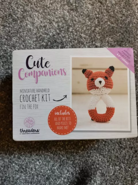 Threaders Cute Companions Crochet Kit - Charlie the Cow Miniature