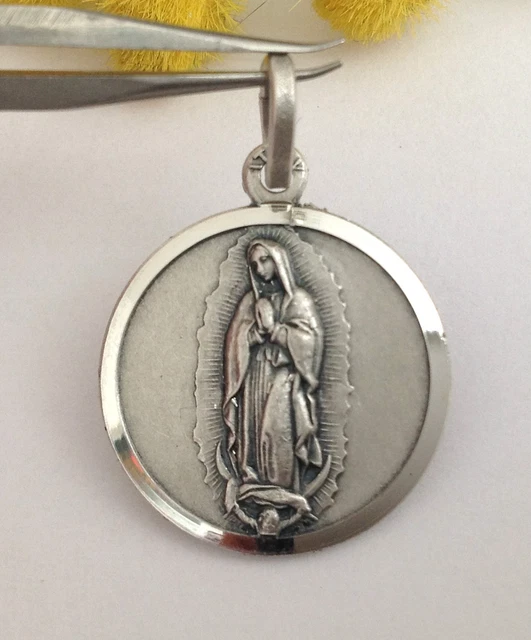 Medaglietta San Giuda Taddeo Apostolo In Argento 925 Con Catenina, Diametro 14 Mm, Confezione Regalo