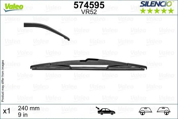 Renault Megane Wiper Blade 16-22 (574595) OEM Valeo