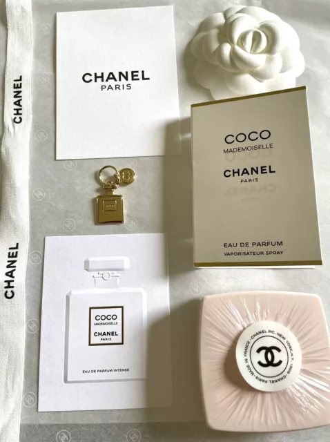 Chanel No.5 Soap Coco Mademoiselle Edp Chanel Gold Charm Camelia Ribbon Set