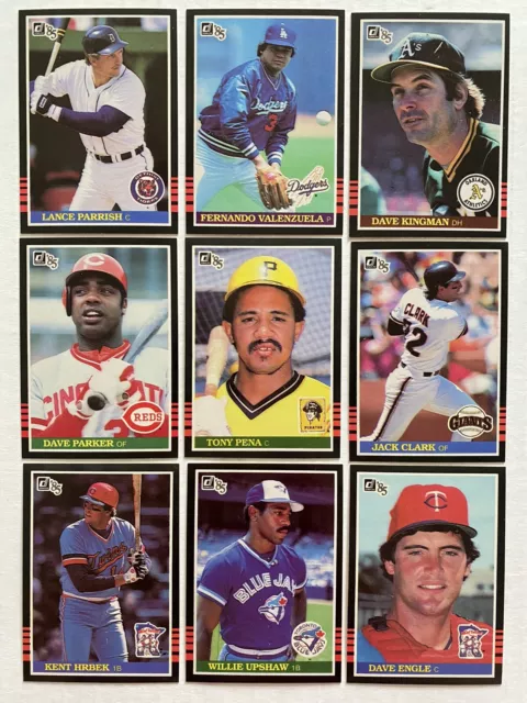 1985 DONRUSS Baseball Cards.   # 1-220.   You Pick to Complete Your Set.