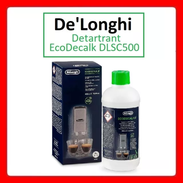 Détartrant (500ml) d'origine Delonghi EcoDecalk DLSC500 pour