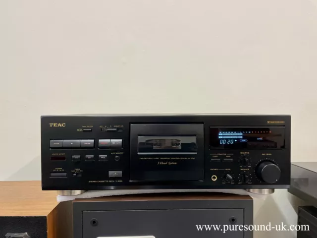 Teac V-1050 3-Head Cassette Deck, Mint Condition