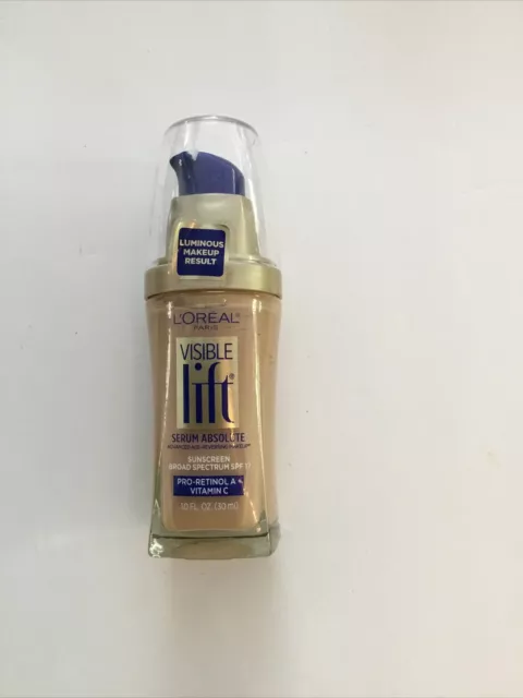 🔥🔥 L'Oreal Visible Lift Serum Absolute Age-Reversing Serum 145 Classic Ivory