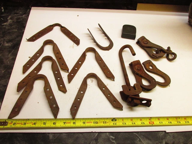 6 Hay Trolley Carrier Track  Hanger Hardware Old  Barn & Parts