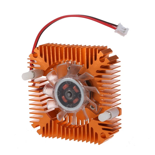 2X(PC Computer Laptop CPU VGA Video Card 55mm Cooler Cooling Fan Heatsink L7J8)