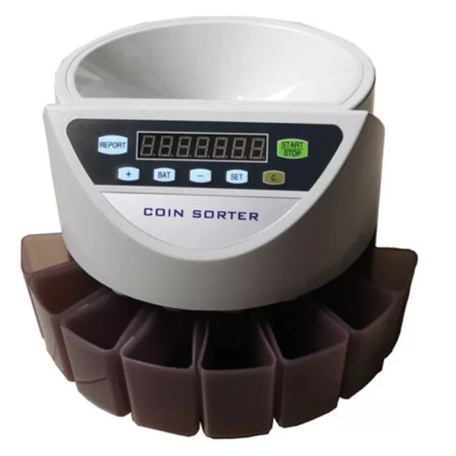 NEW Electronic Coin Sorter Counter Counting Sorting Machine for Australian Coins 3