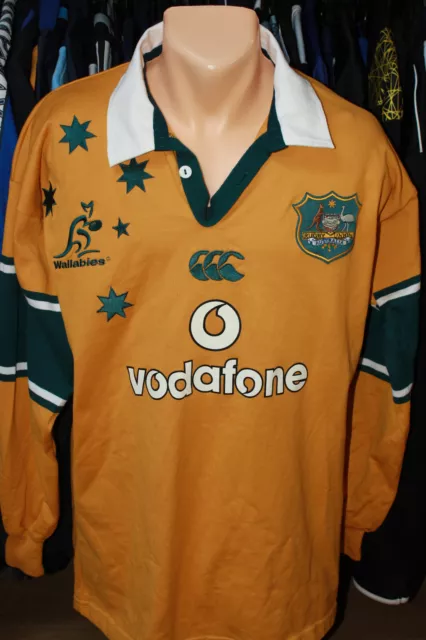 Vintage Wallabies Australia Rugby Union Canterbury 2002/2003 Home Jersey Shirt