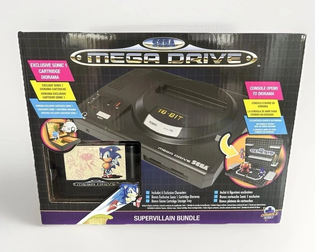 SEGA MEGADRIVE DIORAMA Supervillain Bundle & Sonic The Hedgehog ...