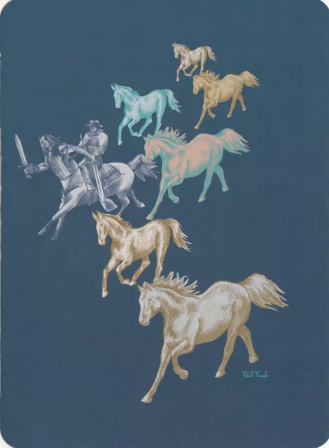 (18179) Postcard Paul Frank Horses